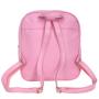 Custom design Candy PU Leather Love Heart Shape clear window Ita Bag Backpack