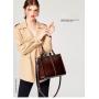 REALER Dropshipping women Shoulder Crossbody Bags Ladies tote Hand bags genuine leather oil wax skin women handbags