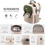 LOVEVOOK Waterproof Fashion Laptop Backpack 15.6in school Travel Daypack office business Work bag Quality laptop bag with USB