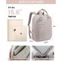 Fashion Waterproof Backpack Purse Casual Daypacks for Work Travel Computer Bag with USB Port 15.6 inch Laptop Backpack for women