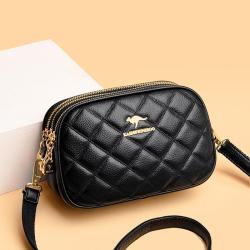 2024 New Luxury Designer Women Messenger Bags High Quality Soft PU Leather Shoulder Crossbody Bags for Women