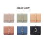 ZWY270 Wholesale Fashion PU Leather Short Ladies Wallet Waterproof Folding Money Clip Daily Shopping Student Compact Card Case