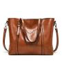 OEM725 New FashionSimple Female  Women Tote Bag High Quality Vintage Leather Shoulder Bag Girl Lady Crossbody Bag