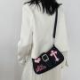 Hot Sale Dark Cross Design Women Underarm Bag Cool cross Style Handbag