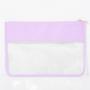 2022 Keymay Transparent Bag Women Pink Color Cosmetic Beach Bag Clear Make Up Bag
