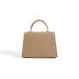 Newest Trendy Fashion Luxury Ladies Hand Bags Vegan Pu Leather Handbags For Women Unique Twist Metal Lock Womens Handbags