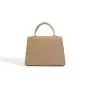 Newest Trendy Fashion Luxury Ladies Hand Bags Vegan Pu Leather Handbags For Women Unique Twist Metal Lock Womens Handbags