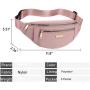 Women Fanny Pack With Adjustable Strap Waterproof Travel Sports Running Waist Bag