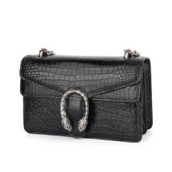 Sac Marqu Bolsa De Marca 2024 Famous Brand Luxury Crocodile Leather Handbags Women Designer Shoulder Bags With Chain Strap