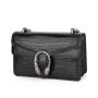 Sac Marqu Bolsa De Marca 2024 Famous Brand Luxury Crocodile Leather Handbags Women Designer Shoulder Bags With Chain Strap