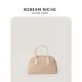 New fashion trend Dinner bag  Faux suede hand bags  pure color simple large capacity luxury handbags for women