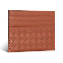 Personalized Slim Minimalist Leather Card Holder Wallet Genuine Leather Front Pocket Wallet Slim Minimalist Credit Card Holder