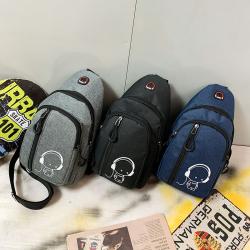 Wholesale Fashion Designer Sling Messenger Bag Phone Chest Bag Oxford Cloth Custom Crossbody Shoulder Bag Men