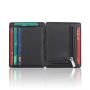 Custom Mens Leather Magic Wallet Minimalist Slim RFID Card Holder Business Wallets For Men
