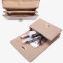 Susen Chrisbella 2022 lock shoulder bag classic solid color hand bag fashionable rivet chain women's messenger bags crossbody