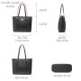 LOVEVOOK wholesale office ladies casual laptop tote bags large leather computer shoulder bag for woman briefcase laptop handbags