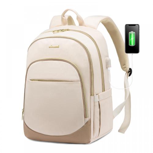 LOVEVOOK fashion school backpacks stylish student laptop backpacks bags unisex women men travel 15.6in laptop backpack with usb