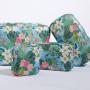 Cartoon Lovely Summer Flower Princess 2022 New Promotional Nylon 3 Piece Set Folded Creative Designer Floral Print Cosmetic Bag