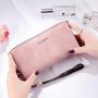 2024 New Fashion Solid Color Long Wallet for Women