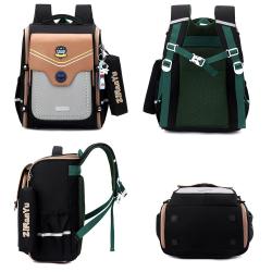 ZF072 Customized New 3-6 Grades Spine Protection Reduced Load Boys and Girls Children's Schoolbag Waterproof Nylon Oxford Cloth
