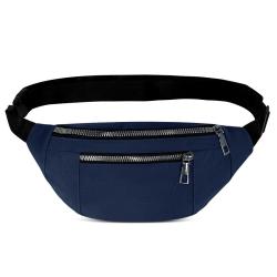 Wholesale Custom Logo Nylon Crossbody Women Fanny Packs Men Running Mobile Phone Waist Bag