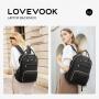 LOVEVOOK High Quality Custom logo quilted leisure nylon laptop backpack for women man large waterproof travel school backpacks