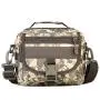 Unisex Small Polyester Zippered Hanging Bag Tactical Outdoor Camping Waist Tool Kit Accessory Pillow-Shaped Mobile Phone Bag