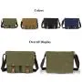 Custom Retro Waterproof Satchel mirrorless camera bag Shoulder Crossbody notebook Vintage Bag Canvas Messenger Bag For Men