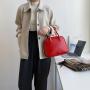 Classical Women Handbags Fashion Trend Solid Color Women Shoulder Hand Bags Pu Leather Simple Crossbody Bag Luxury Handbag