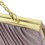 Custom Logo Classic Luxury Ladies Elegant Factory Sell Purse OEM ODM Wholesale Shiny Satin Lady Ruched Chain Women Evening Bag