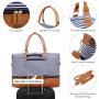 Sucipi wholesale 2pc/set Waterproof Overnight Travel Duffle Bags with Shoes Compartment Large Canvas PU Duffel Bag for Men Women