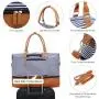 Sucipi wholesale 2pc/set Waterproof Overnight Travel Duffle Bags with Shoes Compartment Large Canvas PU Duffel Bag for Men Women