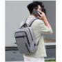 HR162 Unisex USB Charge Waterproof Business Men's Bags Fashionable And Simple Travel Backpack Oxford Business Laptop Backpacks
