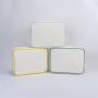 Keymay New Design Popular S M L XL Multi-color Personalized Letter custom Canvas Makeup Bag Canvas Pouch Canvas Cosmetic Bag
