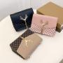 New Design Korean Fashion Small Square Bag 2024 Ladies Cross Shoulder Bag Women's Pu Leather Sling Chain Bag