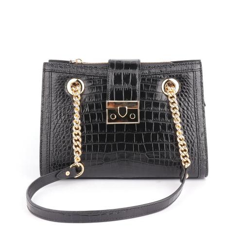 Luxury Classic Design Competitive Price Women Genuine Alligator Crocodile Skin Leather Handbags Chain Shoulder Bags For Ladies