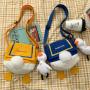 New Fashionable Cute Canvas Bag Custom Ins Girl Duck Single Shoulder Cross body Bag Student Cartoon Large Capacity Bag