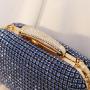 2024 New Diamond Evening Bag Celebrity Fashion Luxury Handmade Diamond Handbag Sparkling Clutch Bag