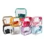 Keymay RTS Stock Custom logo 9 Color Clear Transparent PVC Messenger Bag Crossbody Shoulder Bag Shoulder Bag Women Clear Purses