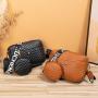 Women Bags 2024 new Ladies Korean style cosmetic women's shoulder bags v grain fashion embroidery women's messenger bags