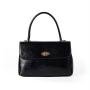Custom LOGO Simple Black Handle Shoulder Leather Crossbody Flap Tote Bag Ladies Factory Customized