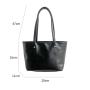 Wholesale Soft Pu Leather Handbag Women Pu Leather Tote Handbag High-capacity Shoulder Bag For Girls