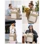 LOVEVOOK 17 in Travel Work Backpack Purse with USB Port Teacher Nurse Bag Waterproof Daypack Business Laptop Backpack for Women
