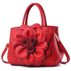 2024 Newest wholesale Pu leather shoulder bags large capacity ladies flower fashion trends crossbody bags women handbags