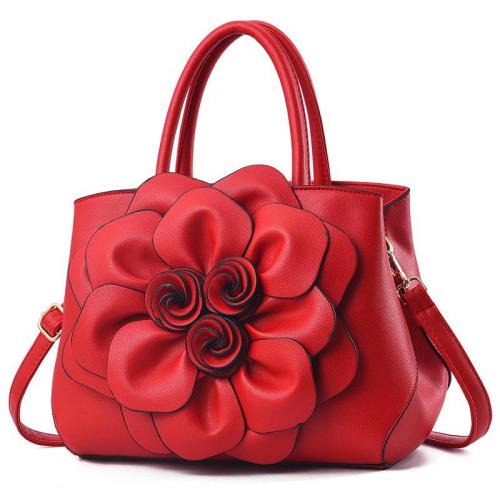 2024 Newest wholesale Pu leather shoulder bags large capacity ladies flower fashion trends crossbody bags women handbags