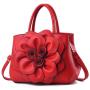 2024 Newest wholesale Pu leather shoulder bags large capacity ladies flower fashion trends crossbody bags women handbags