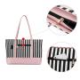 LOVEVOOK 2023 Fashion PU Leather Canvas 14inch Laptop Tote handbags Delicate Design Business Computer Laptop Hand Bags for Women