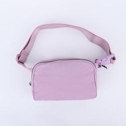 Wholesale New Arrival Stock Waist Belt Bag  Outdoor Sports Travel Nylon Waterproof Small Unisex Square Fanny Pack
