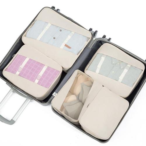 guangdong factory customize pretty design water proof strong travel compression packing cube set for suitcase