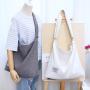 Factory Wholesale Portable Student Handbag Recycled Shopping Bag Women Shoulder Tote Canvas Bag